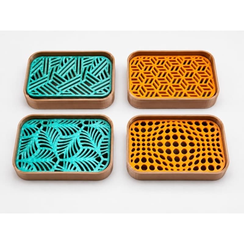 Saboneteiras  Elegancia Kit com 4 Saboneteira