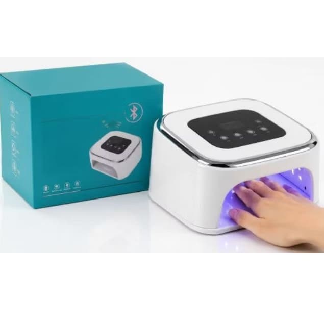 Cabine UV LED para Unhas 42 LEDs com Sensor e Timer 10s 30s 60s 90s Bluetooth