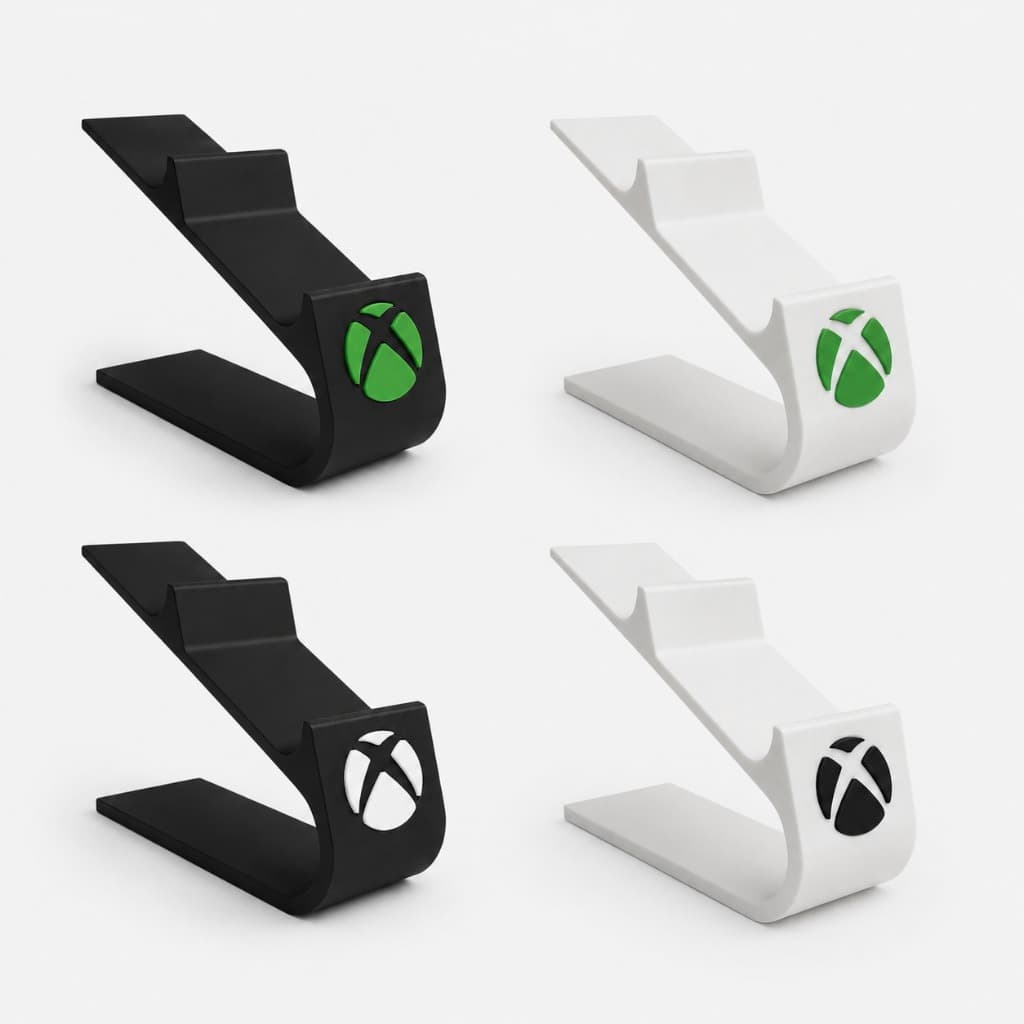 Suporte Duplo Para Controle Setup Gamer Xbox Organização Mesa Suporte Para 2 Controles