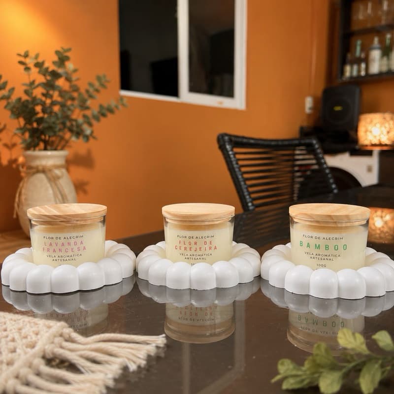 Vela Aromática Artesanal Perfumada 150g