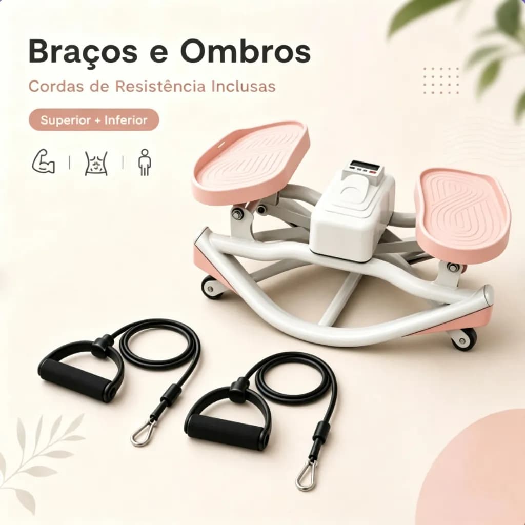 Simulador de Caminhada em Formato U，Visor Digital，Suporta até 150kgMercado Li...
