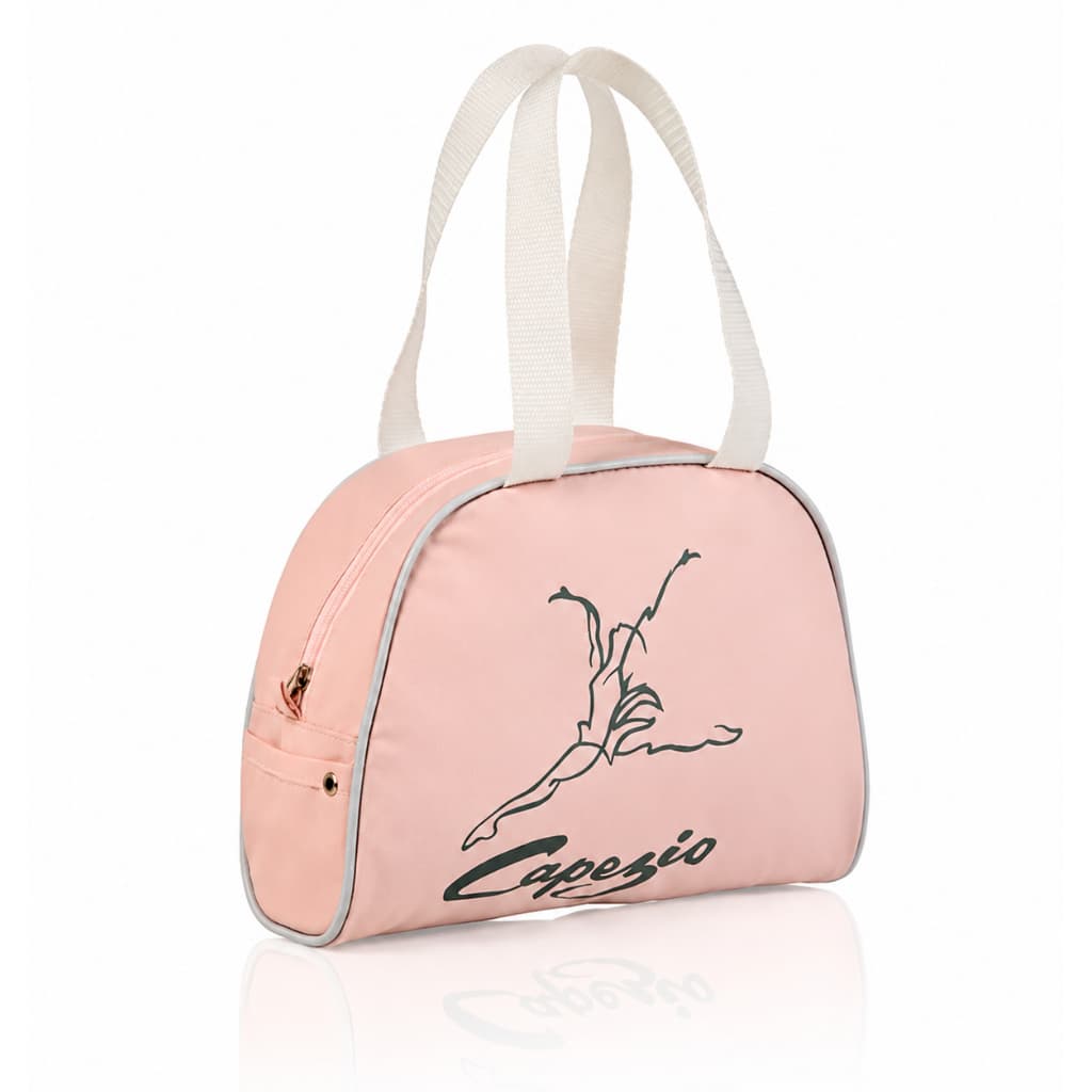 Bolsa para Ballet Balé Infantil Capezio Rosa Bebê B91 com Alça e Zíper