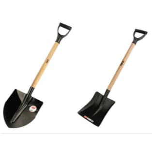 Pá de Bico ou Pá Quadrada Reforçada com Cabo Ergonômico - 73cm em Y - Ideal para Obra e Jardim
