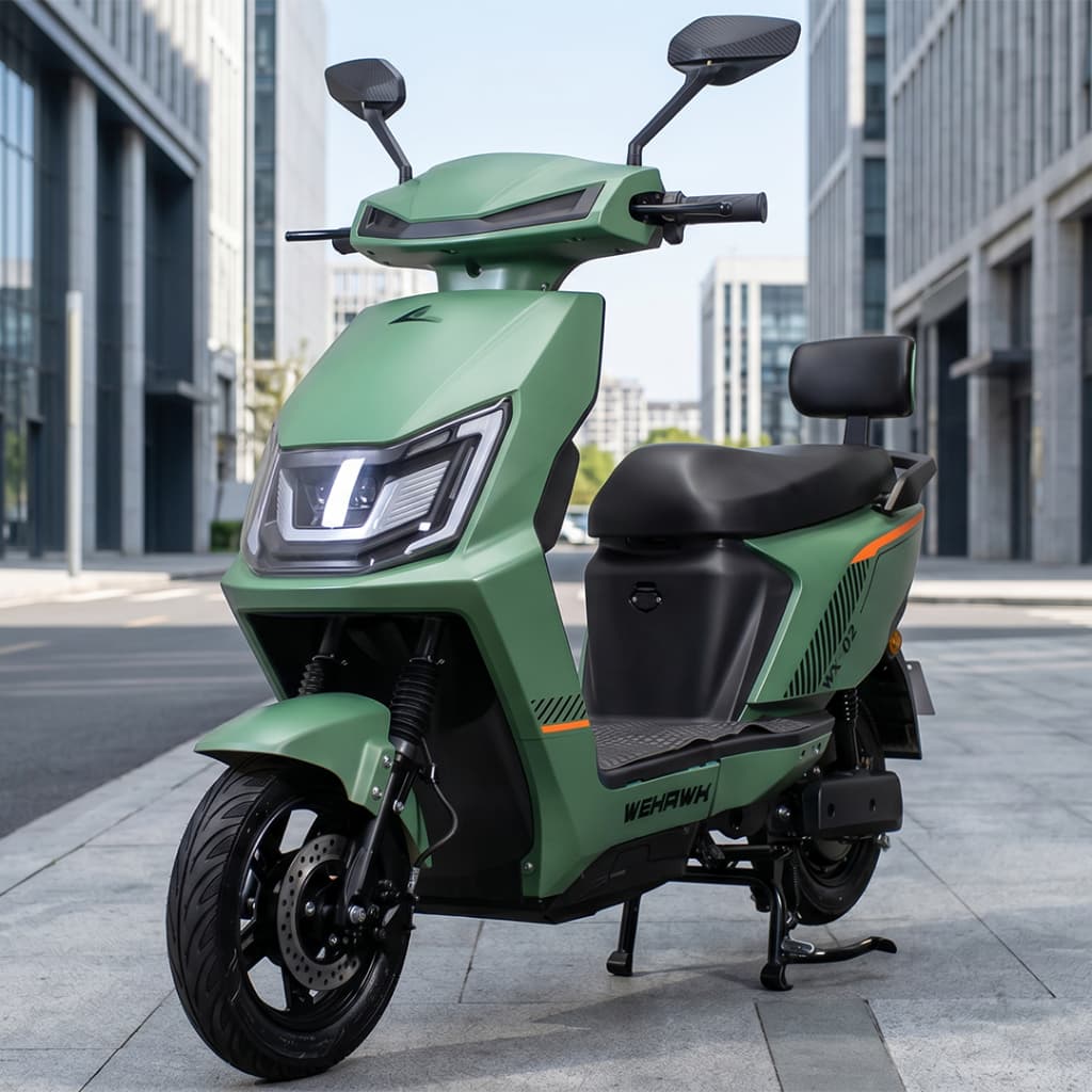 Scooter Elétrica WeHawk WX-02 1000W Bateria 60V 20Ah Autonomia até 50km 2 Lugares
