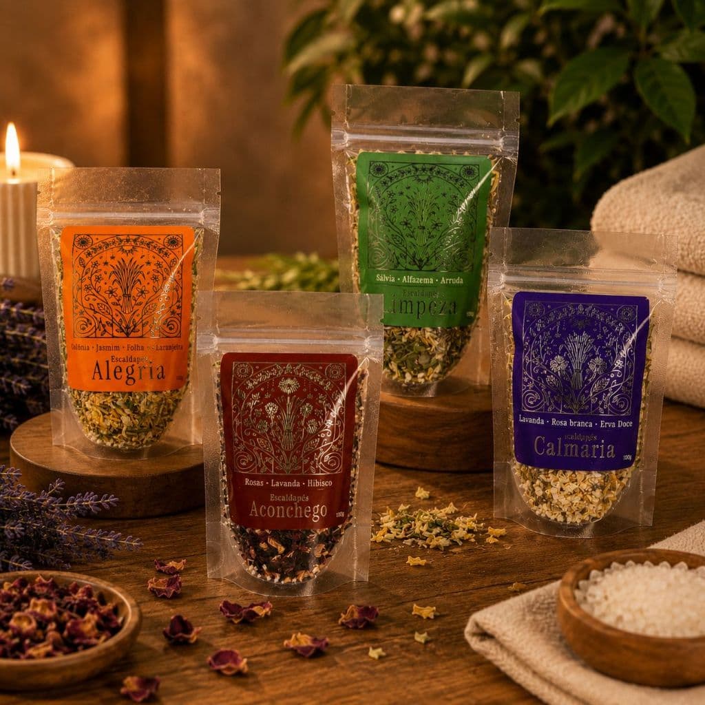 Escalda-Pés com Ervas 100g – Relaxamento e Bem-Estar