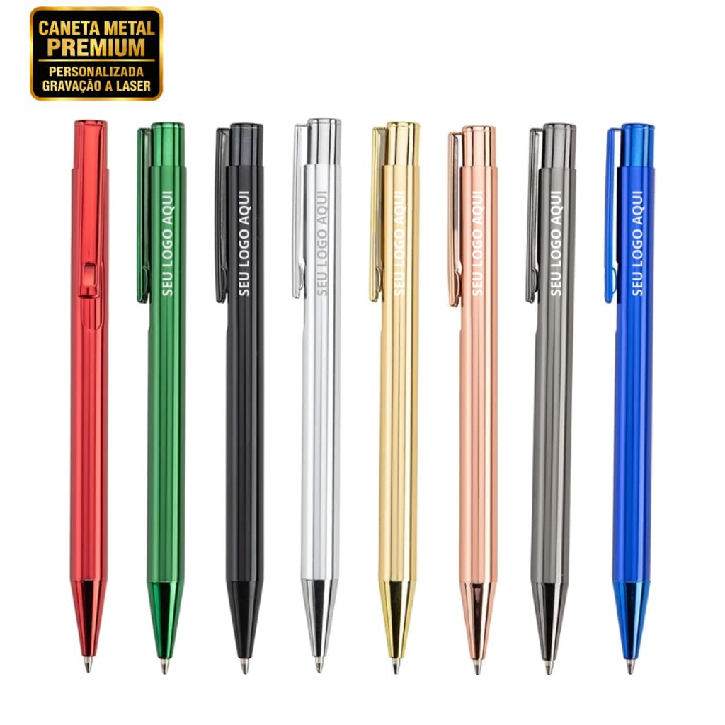 20/30/50  CANETA METAL PREMIUM PERSONALIZADA COM SEU NOME LOGOMARCA FRASE BRINDE FORMATURA CASAMENTO EMPRESA MIMO CLIENT