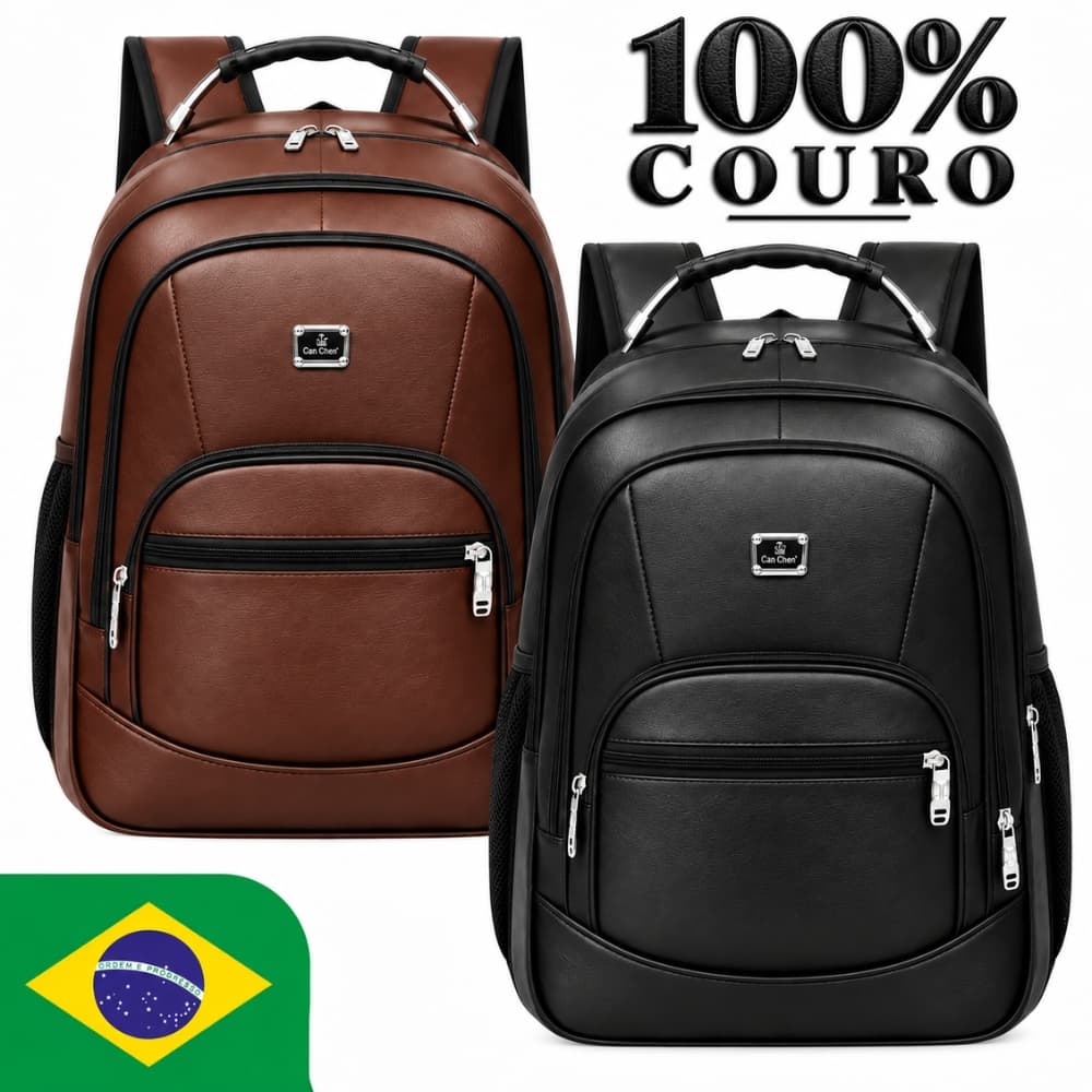 Mochila Unissex Escolar Escritório Executivo para Notebook Viagem