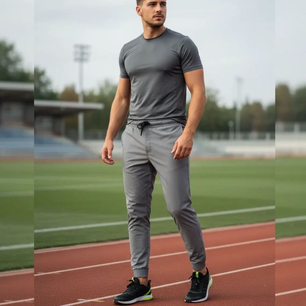 Calça Esportiva para Academia Corrida Slim Fit Elastano Jogger - Pronta Entrega
