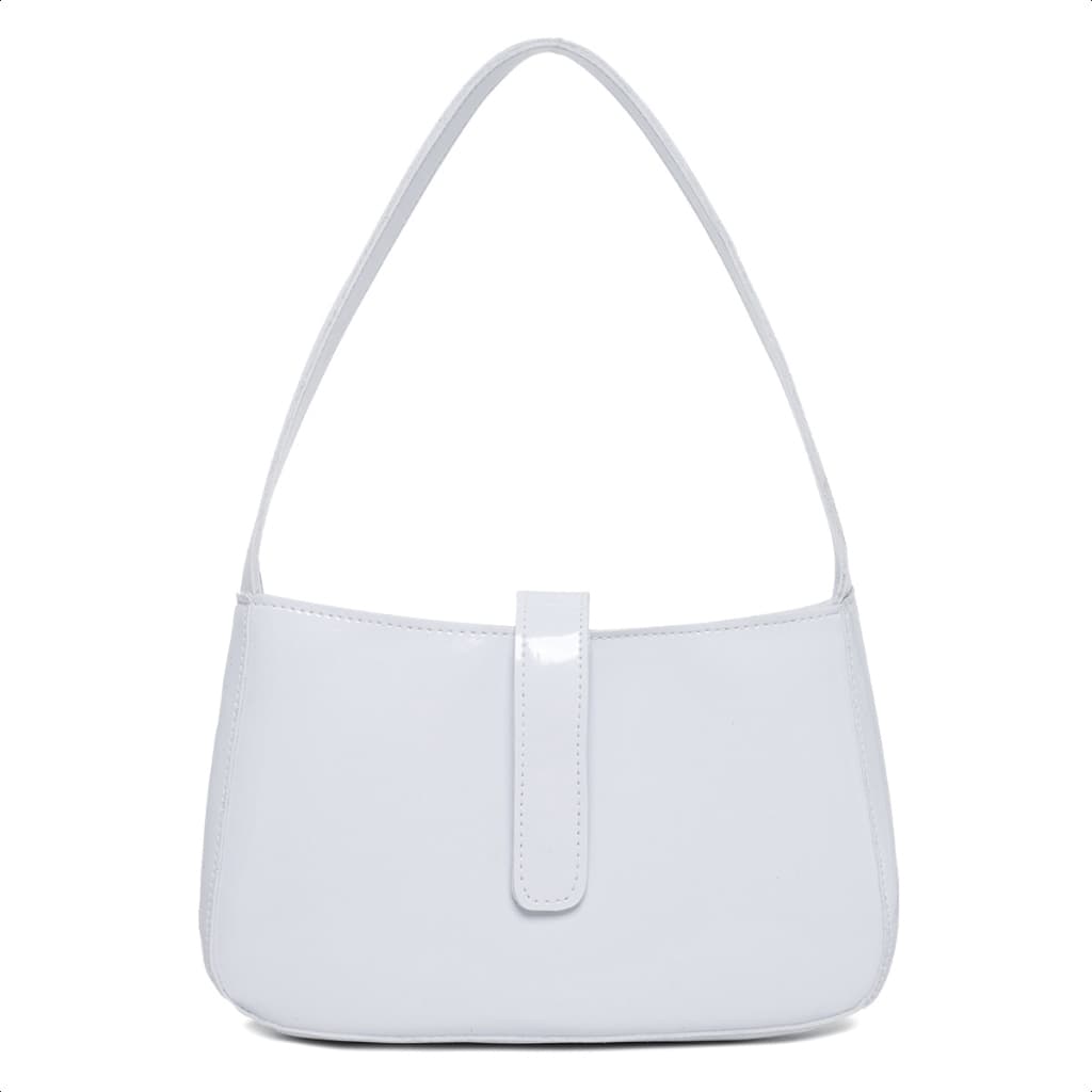Bolsa Feminina Baguete Tote Luxo De Ombro Verniz