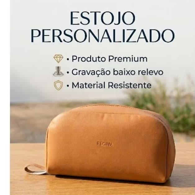 ESTOJO NECESSAIRE PERSONALIZADO MADRINHA PADRINHO BRINDE