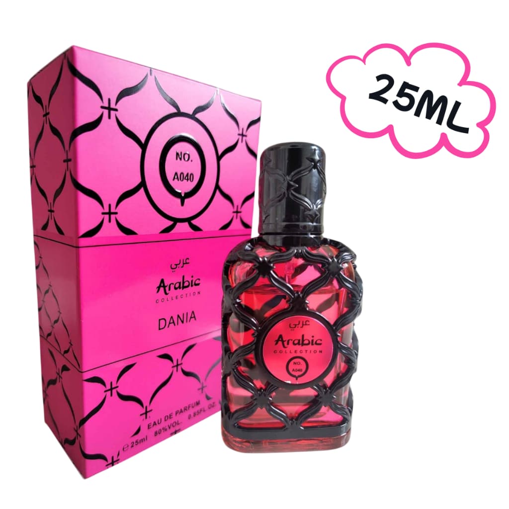 Perfume Arabic Collection A040 Dania Feminino 25ml - Perfume Miniatura para bolsa e viagem