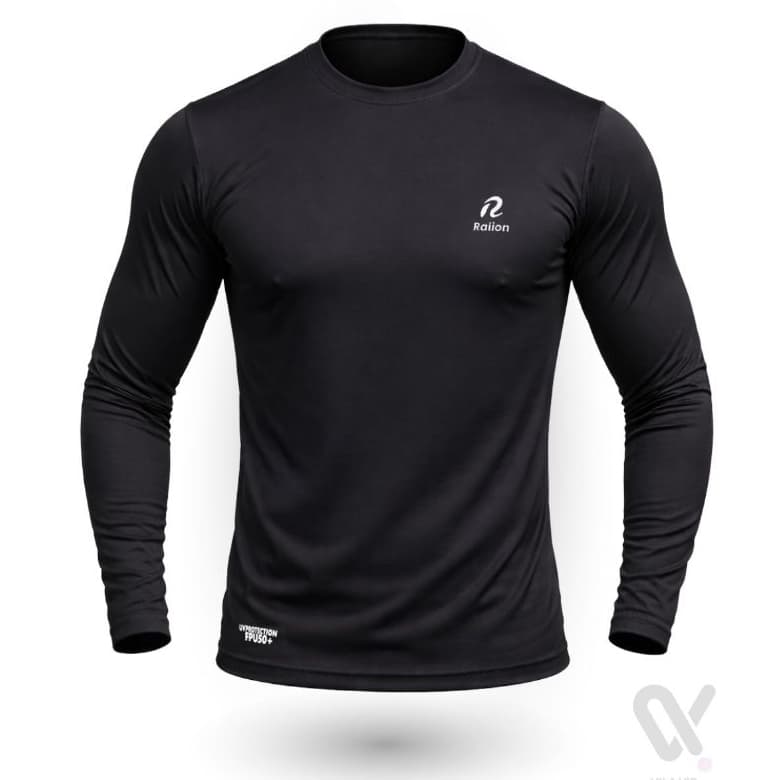 CAMISA TERMICA MANGA LONGA MASCULINA  PROTEÇÃO UV ESPORTE CORRIDA PRAIA PISCINA