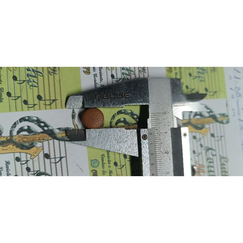 Escolha as medidas  Sapatilha para Saxofone, Clarinete , Trompete, Tubas, Trambone 9mm ou 10mm( Escolha a sua )
