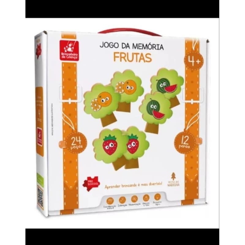 Jogo Da Memória Pedagógico Dos Frutas Brincadeira De Criança