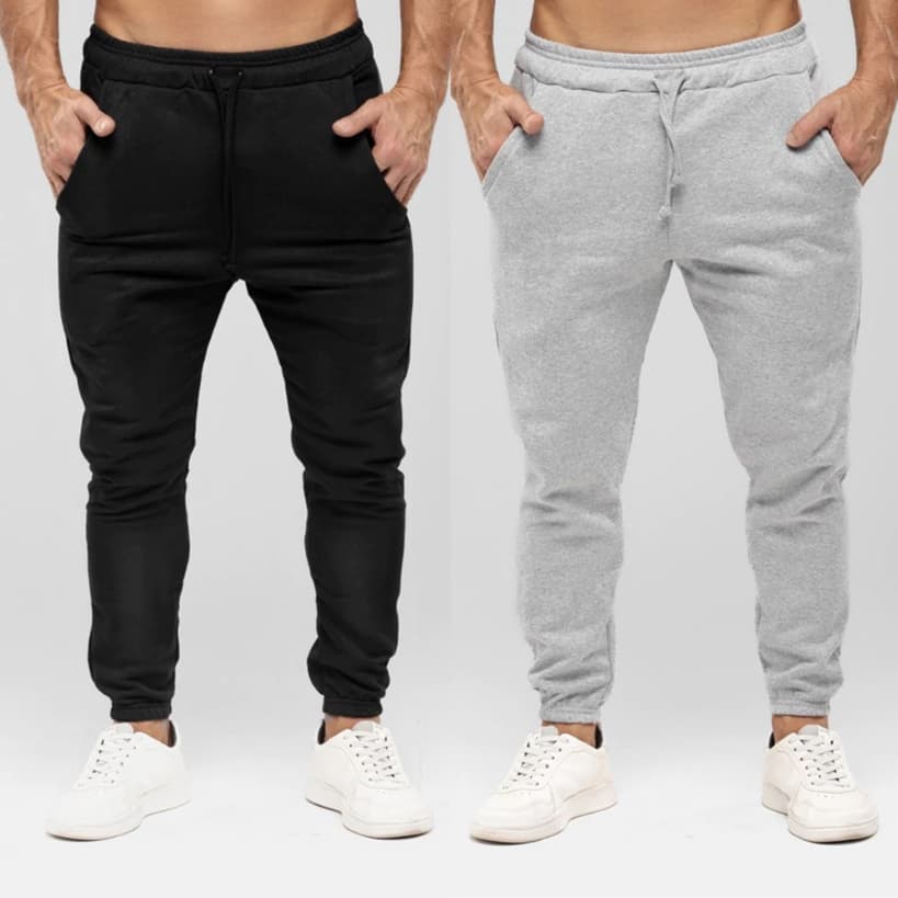 Calça de Moletom Pelúcido Masculino Estilo Jogger Academia ,Caminhada e Casual Muito Confortável