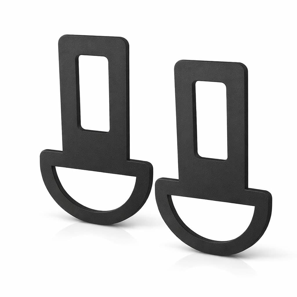 Kit 2 Fivela Anti Beep Cinto de Segurança Carro Universal Clip Anti Alarme Sonoro Cinto Veicular