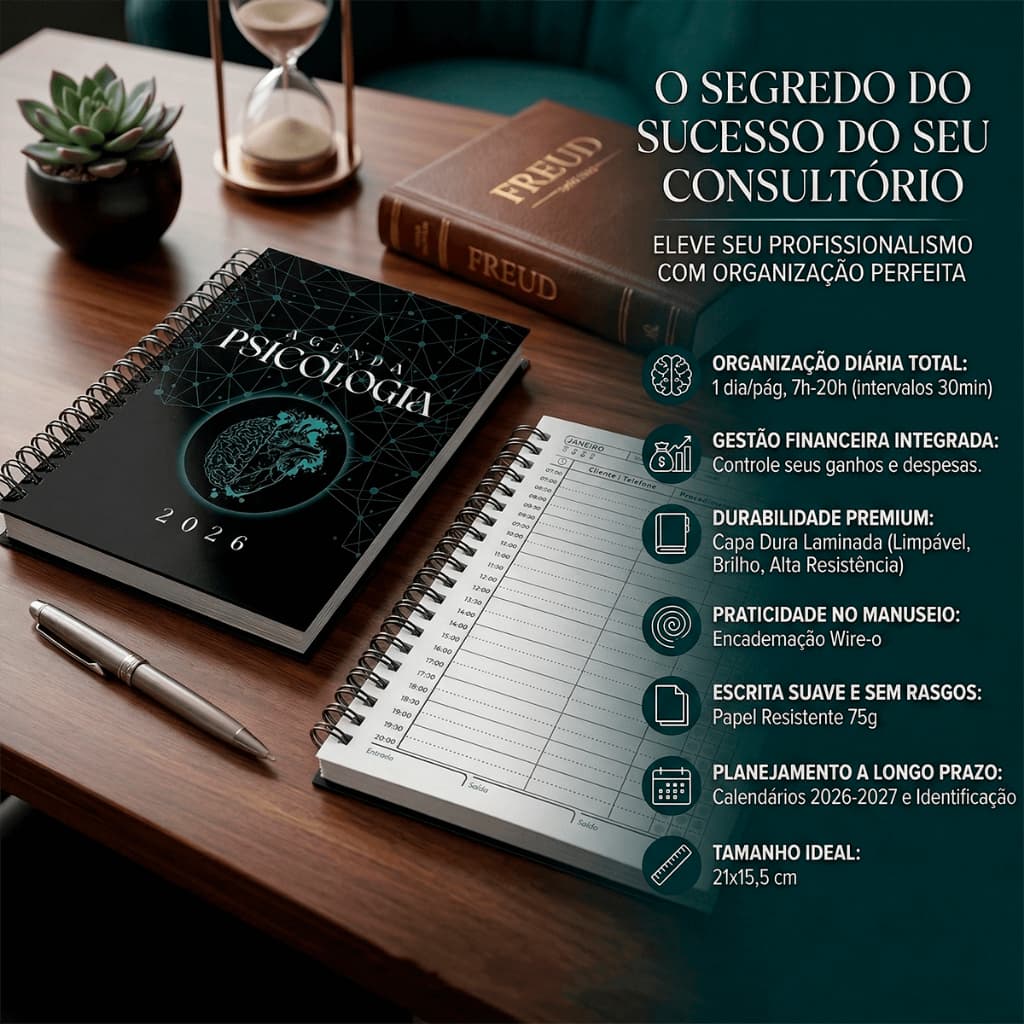 Agenda Personalizada Psicologia para psicólogo ou psicóloga