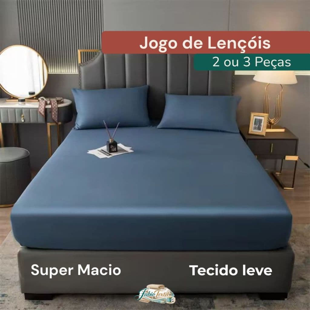 Jogo de Lençóis Super Macio Conforto, Durabilidade e Qualidade para Suas Noites de Descanso