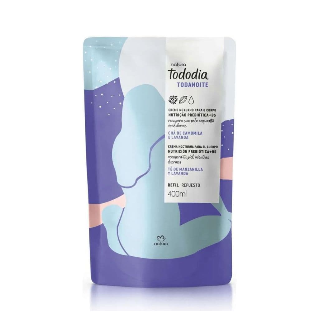 Refil Hidratante Natura Chá de Camomila e Lavanda 400ml