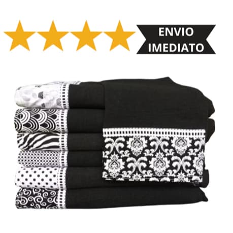 Kit 30 Panos de Prato Bordados – Pano de Copa/Pia Premium, Alta Absorção e Durabilidade”