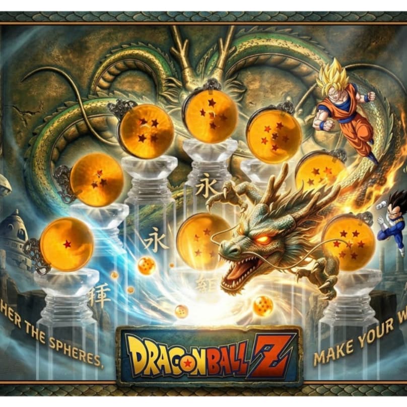 Chaveiro Esfera do dragao de Dragonball Z GT Dragonbal