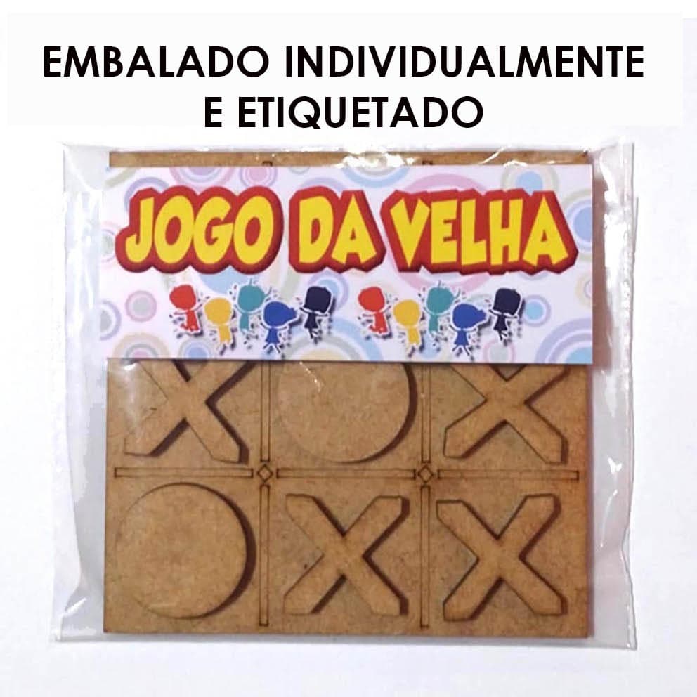 Kit 30 Jogos da velha em MDF Cru 10x10cm tabuleiro brinquedo lembrancinha