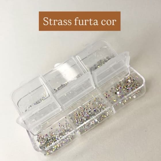 Kit Strass furta-cor brilho