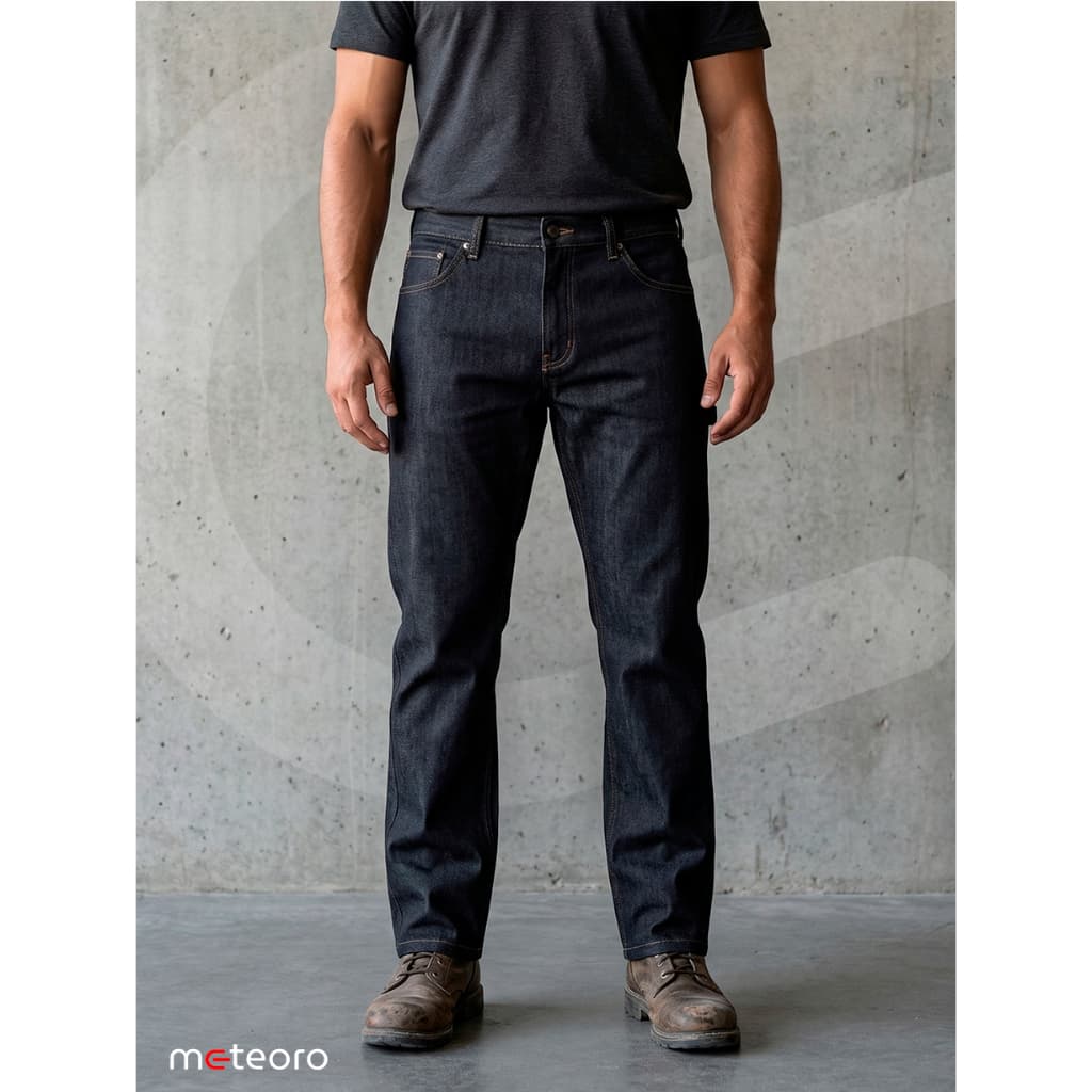 Calça Jeans Premium Slim premium  Corte Reto Meteoro