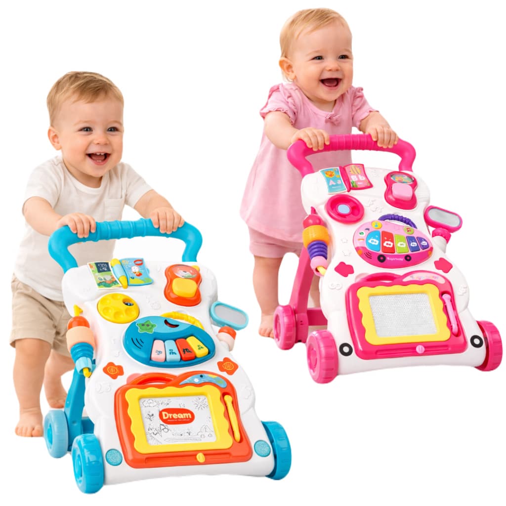 Andador Infantil Grande Educativo Brinquedo Musical Didático Bebê