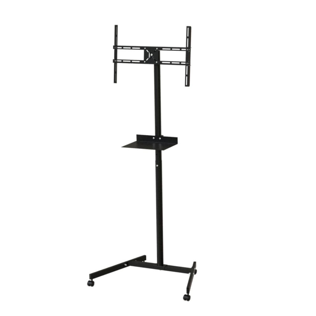 Suporte Televisão Rack Pedestal De 10 A 70 Polegadas De Aço Carbono Com Prateleira Para Notebook