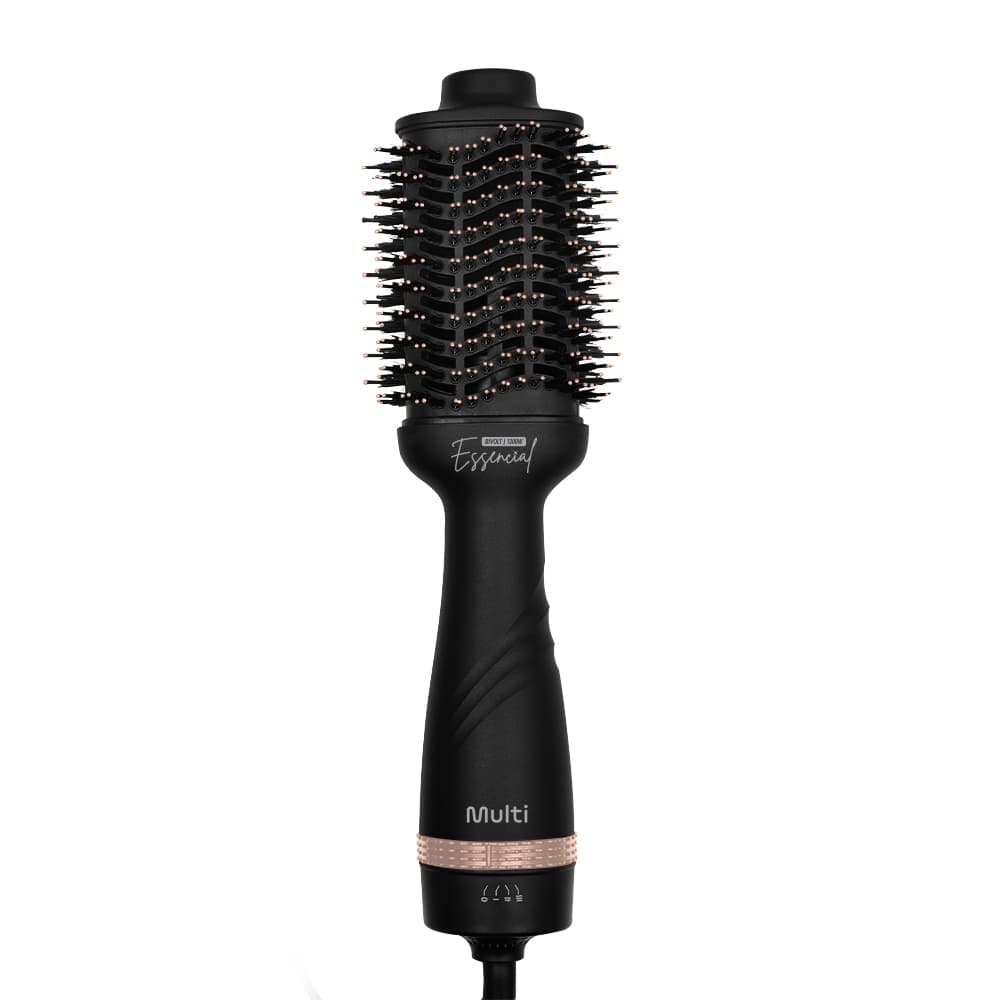 Escova Secadora e Alisadora 1300w Bivolt Nanoceramic  Multi Care - Eb201