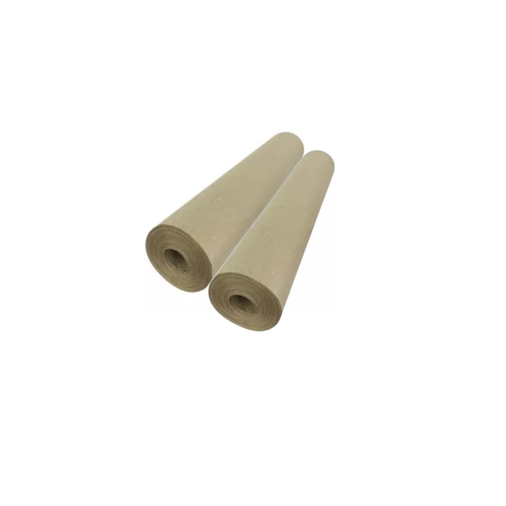 Kit 2 Un Papel Bobina Rolo Semi Kraft Pardo Embalagem 45cmx50m