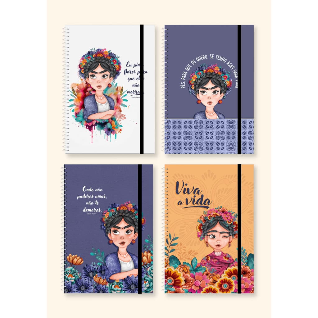 Planner Semanal Frida Kahlo - Erudittas Agenda Permanente Não Datada