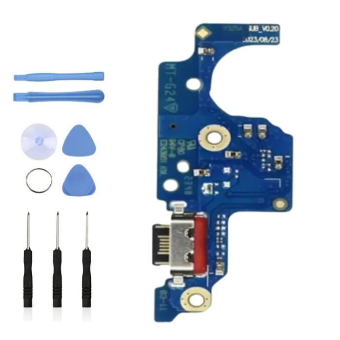 Placa Conector De Carga Compatível Moto G24 Turbo Original