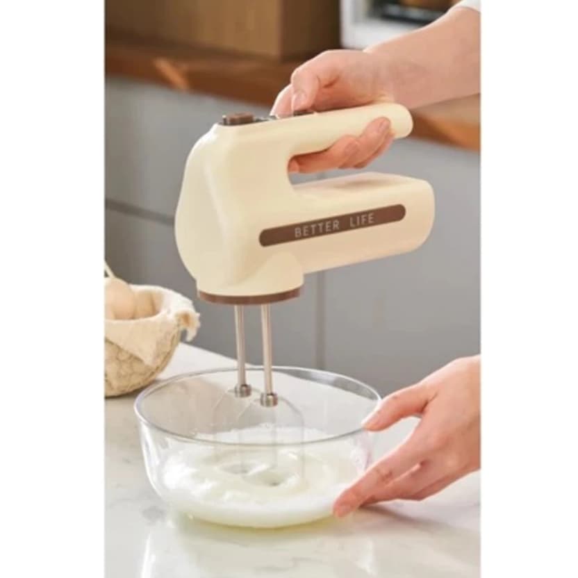 Batedeira Eletronica Bmax Portátil De Mão P/ Ovos Utensilios De Cozinha Compacta Portátil 33W