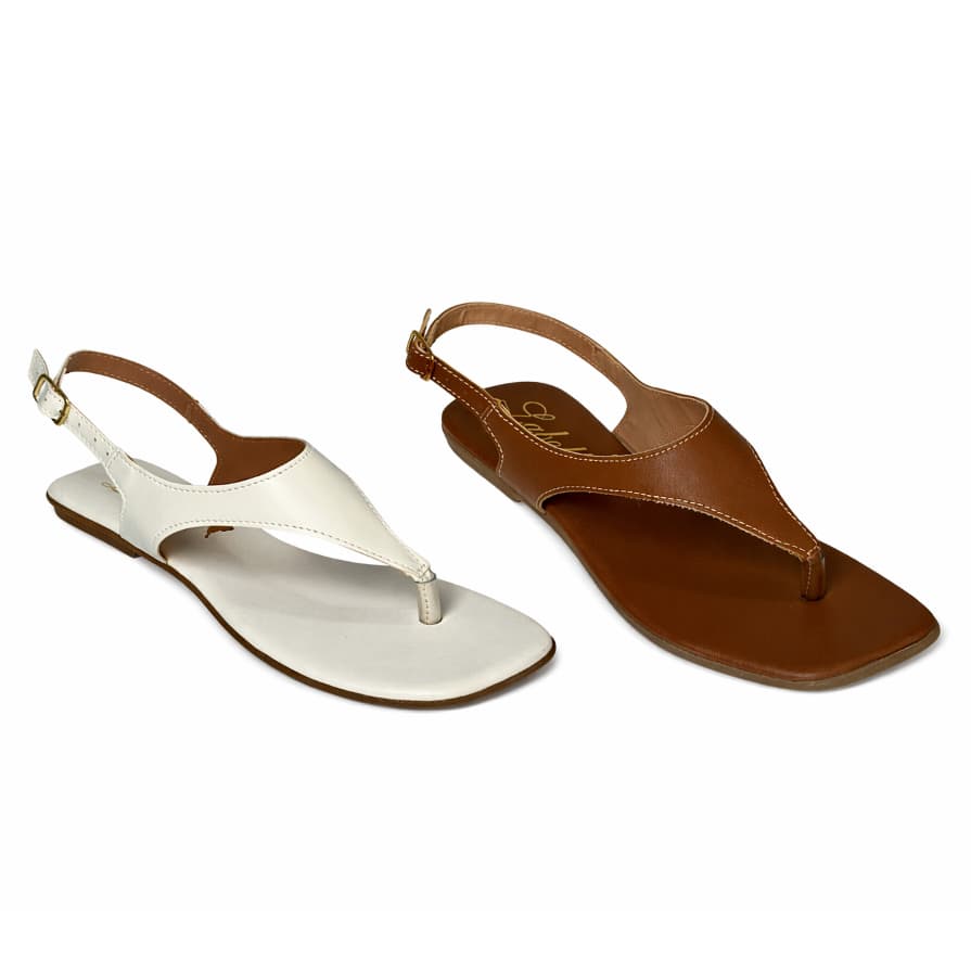 Kit 2 Sandálias Rasteiras Femininas Elegantes Minimalistas Confortáveis Leves Promoção Tendência
