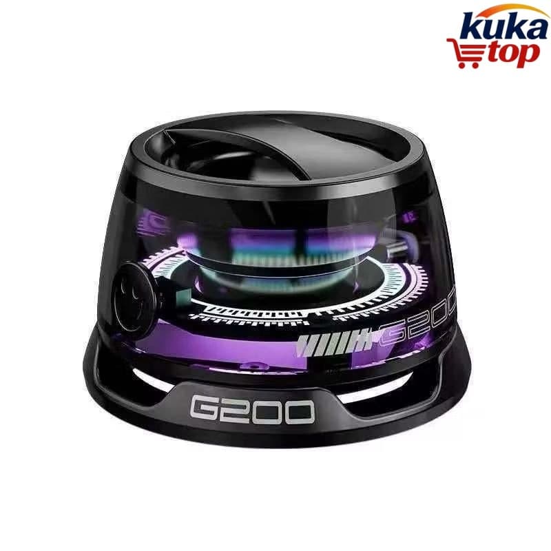 Caixa De Som LED Bluetooth magnético portátil atmosfera colorida RBG mini Speaker à prova d'água