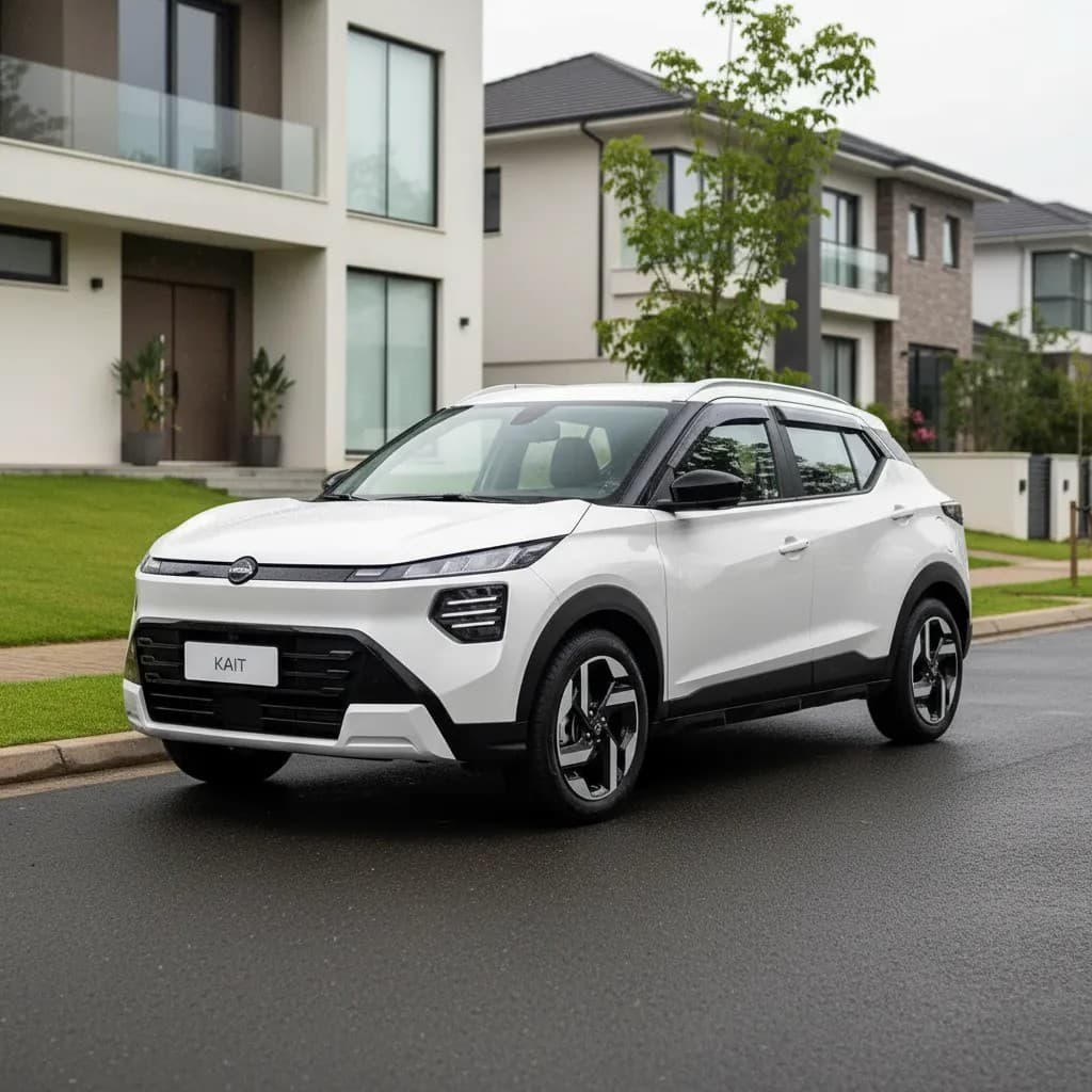 Calha De Chuva Adesiva Inteiriça Nissan Kait 2025 2026 100% Acrílico Tgpoli Fumê