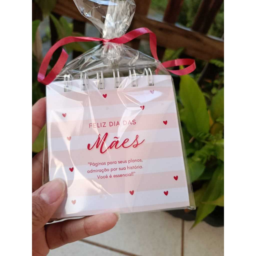 Lembrancinha de dia das Mães - Bloquinho - Porta bombom - Sacola temática