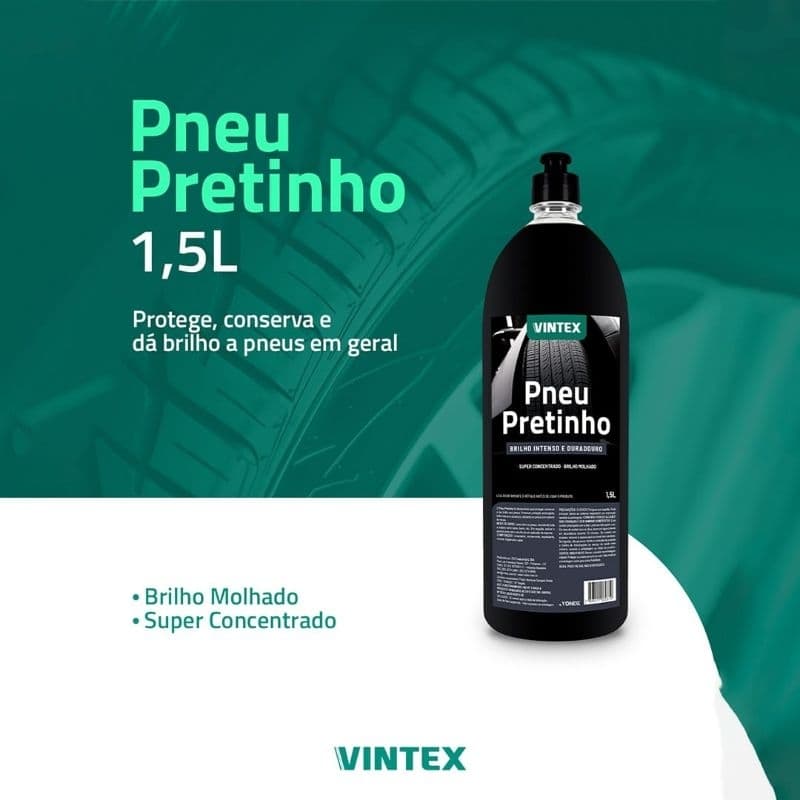 PNEU PRETINHO 1,5L VINTEX