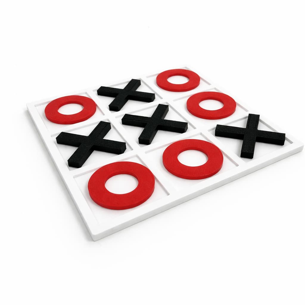 Jogo da Velha 3D Grande Brinquedo Educativo Interativo Presente Decoração Mesa Sala Quarto Moderno