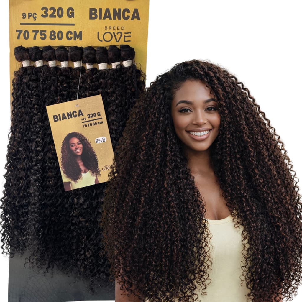 Cabelo Cacheado Bianca 70 75 80CM  320g 9 Telas