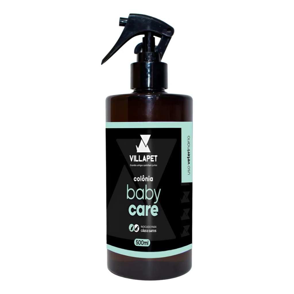 Colônia Pet Villapet Baby Care 500ml Cães E Gatos Perfume