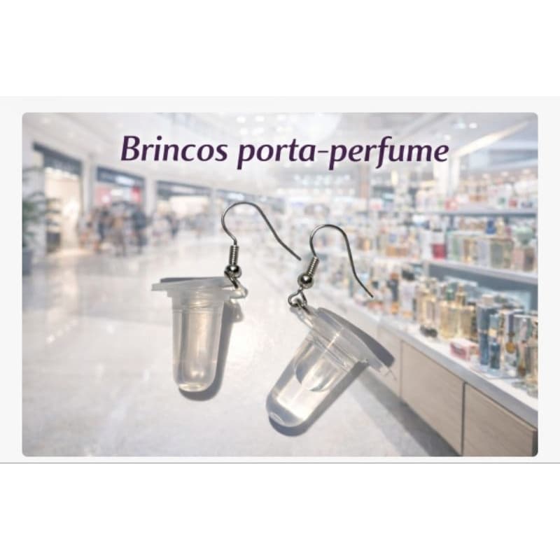 Brincos Criativos Divertido Potinho Porta Perfume