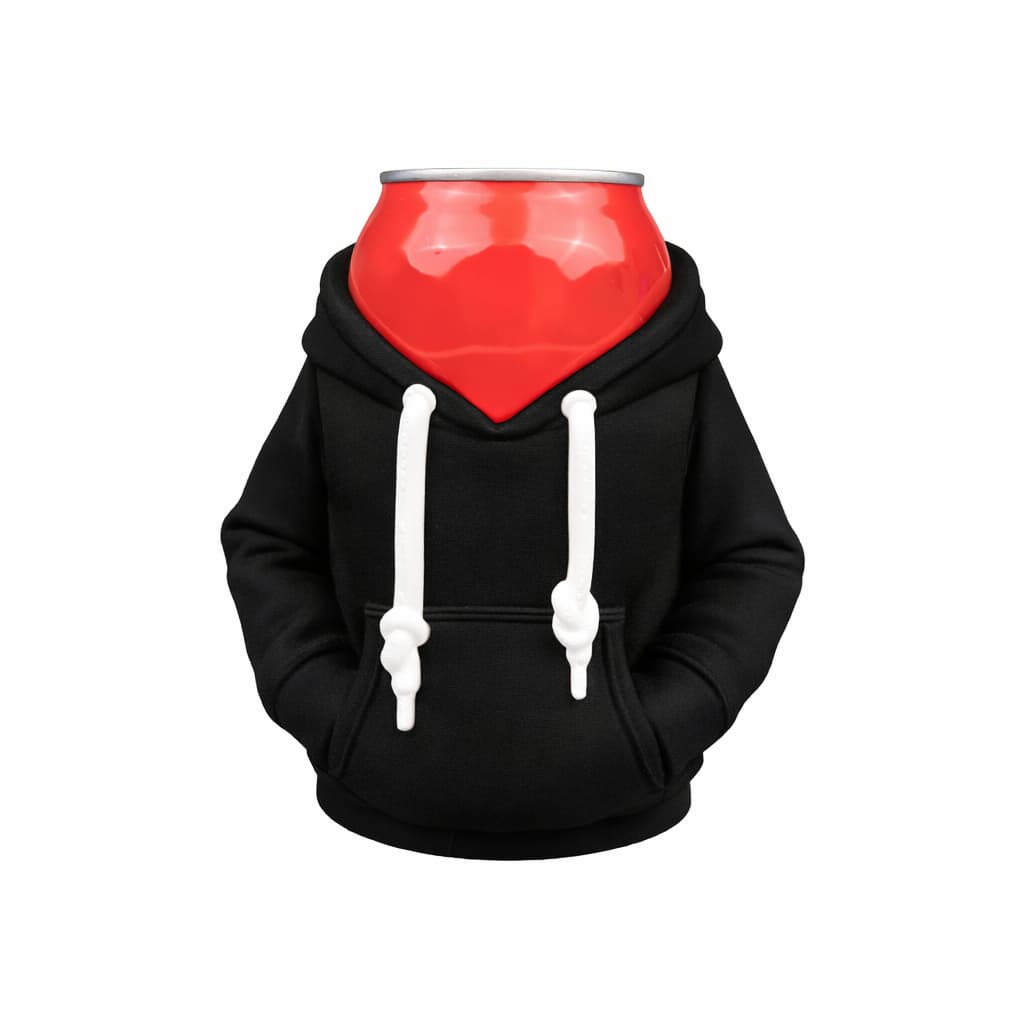 Porta Lata Moletom Criativo Copo Térmico Divertido Presente Geek Único Cooler Cerveja Estiloso