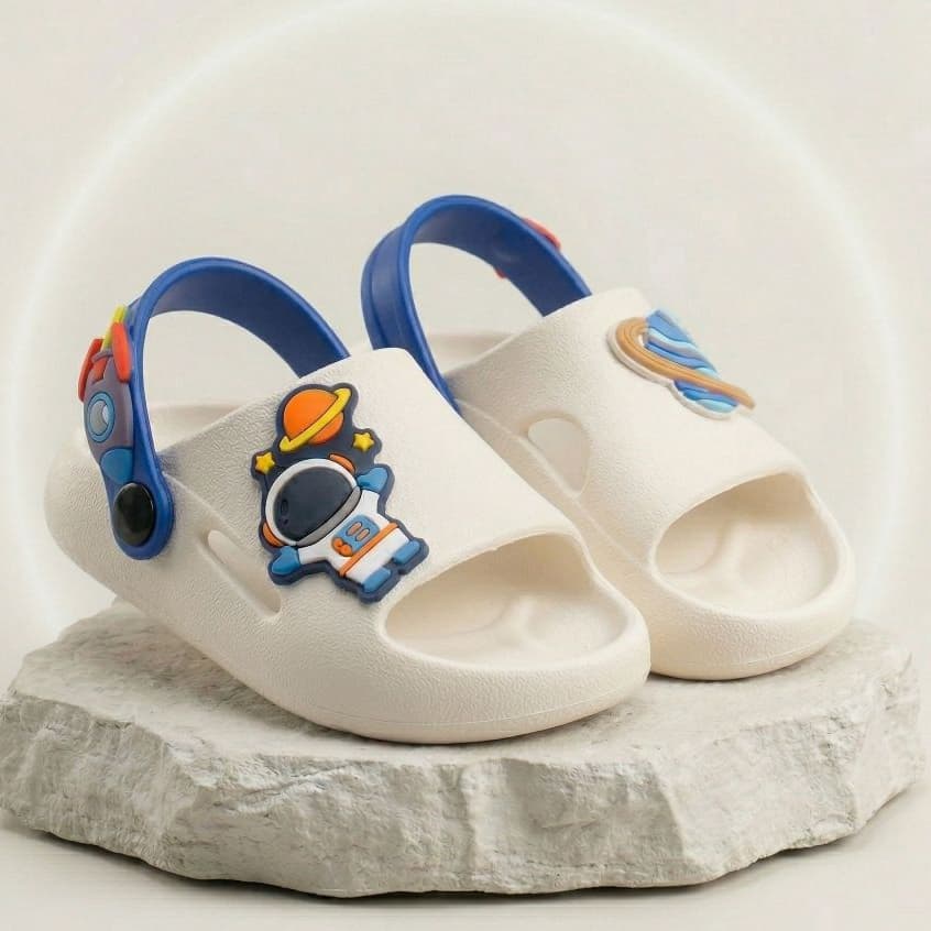 Chinelo Nuvem leve confortável super macio masculino Infantil Menino Slide Astronauta