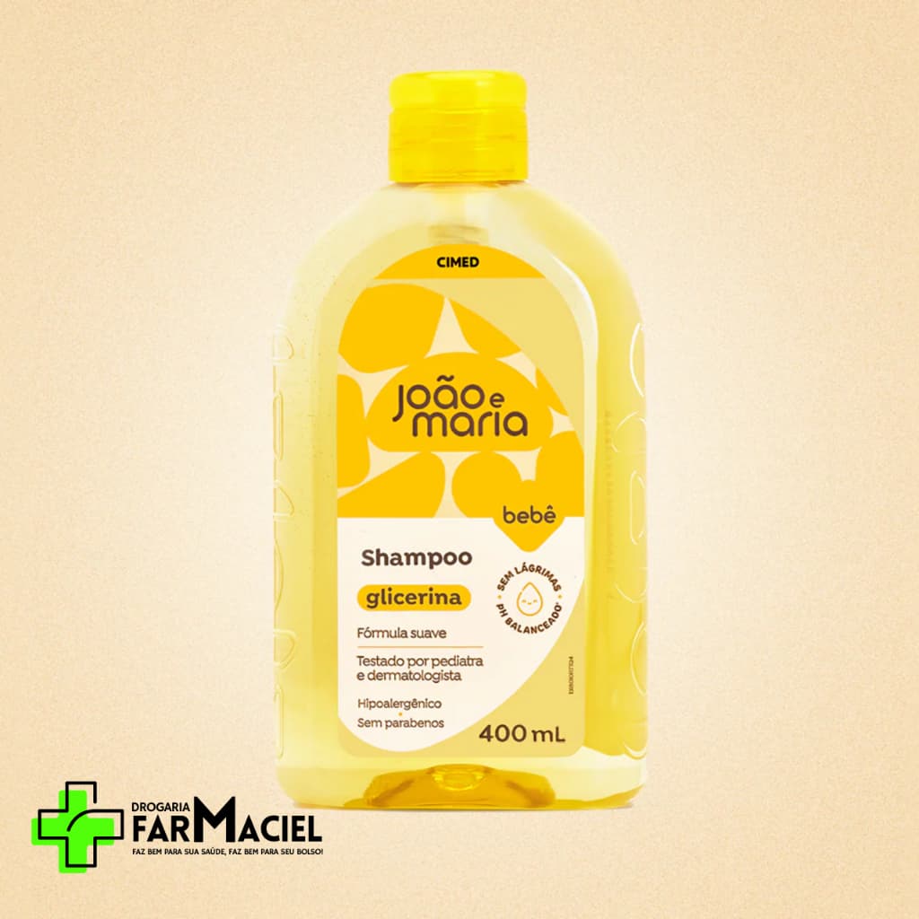 Shampoo Glicerina 400ml João e Maria Cimed