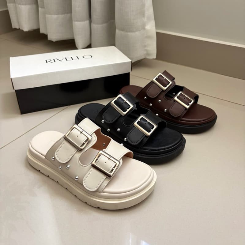 Papete Birken Feminina Plataforma Conforto Premium Ajustável Fivela Metal Tendência 2026 Rivello