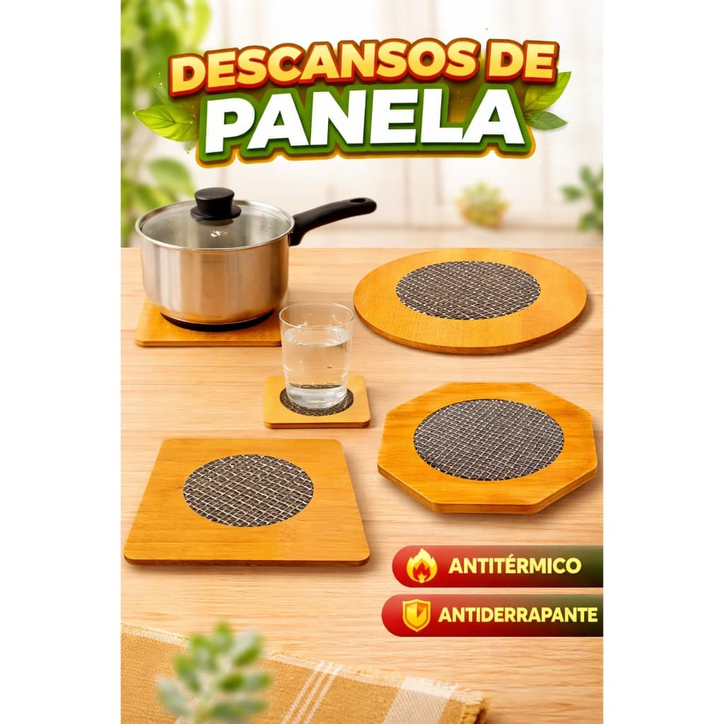 Descanso de Panela MDF 17cm - Proteção para Mesa | Apoio Anti-Calor + Modelos para Escolher