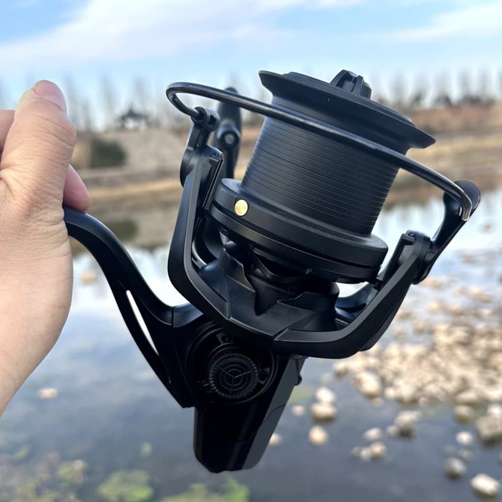 Molinete Pesca Alumínio Sf12000 / Ngk 12000 Drag 20kg 4.8:1